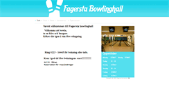 Desktop Screenshot of fagersta-bowlinghall.se