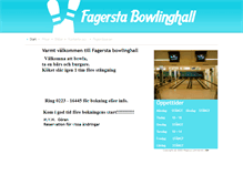 Tablet Screenshot of fagersta-bowlinghall.se